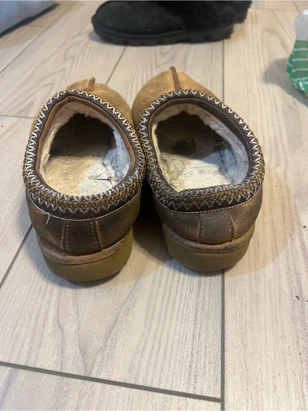 UGG Chestnut Brown Suede Slip-On Moccasins